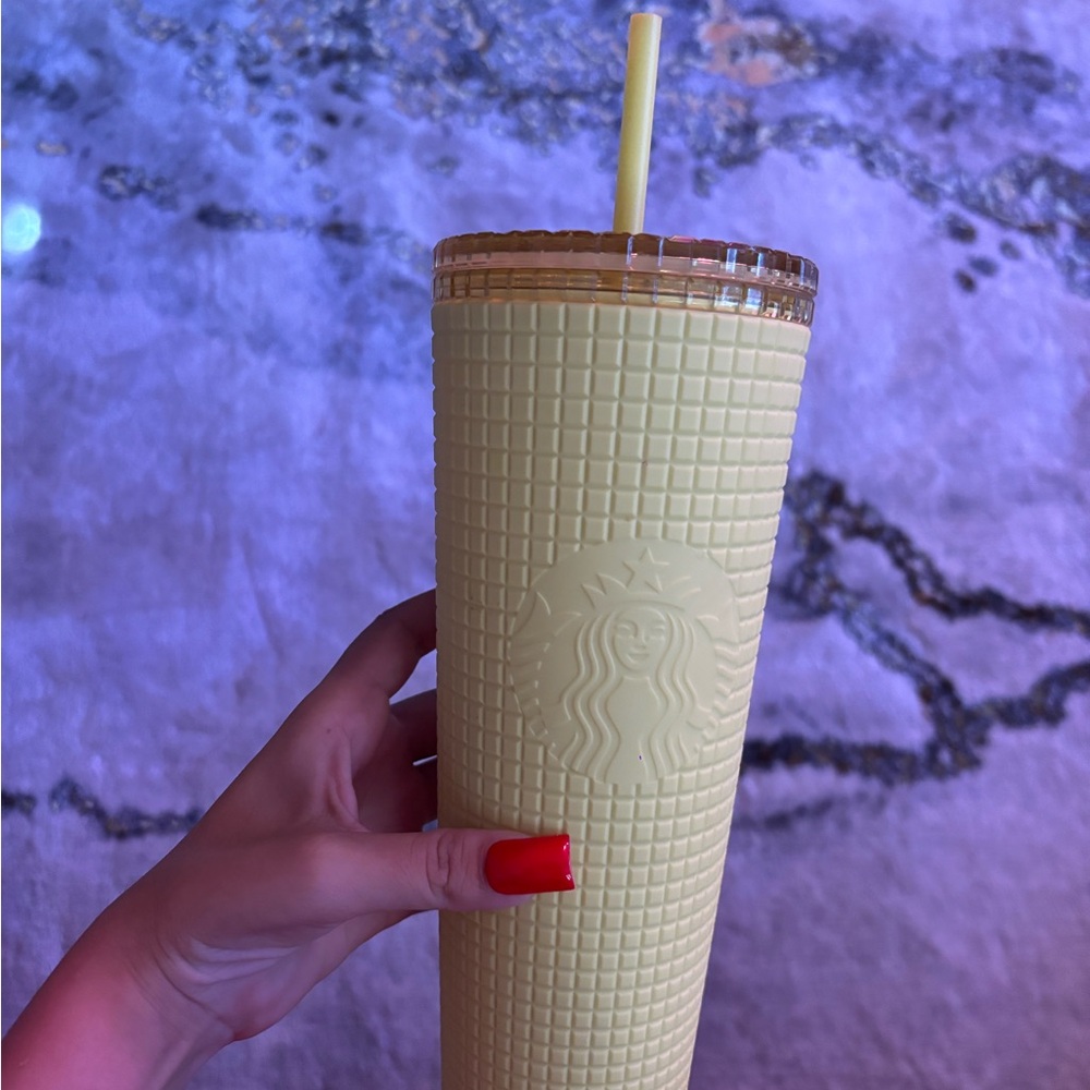 Starbucks Pale Yellow Tumbler Base